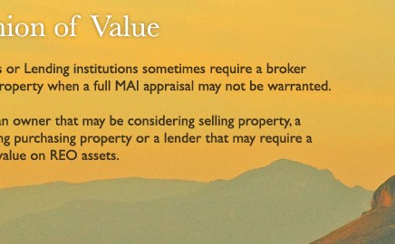 Broker Opinion of Value